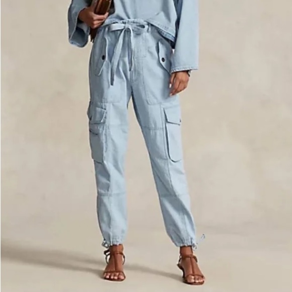 NWT Polo Ralph Lauren Cotton Twill Cargo Pants